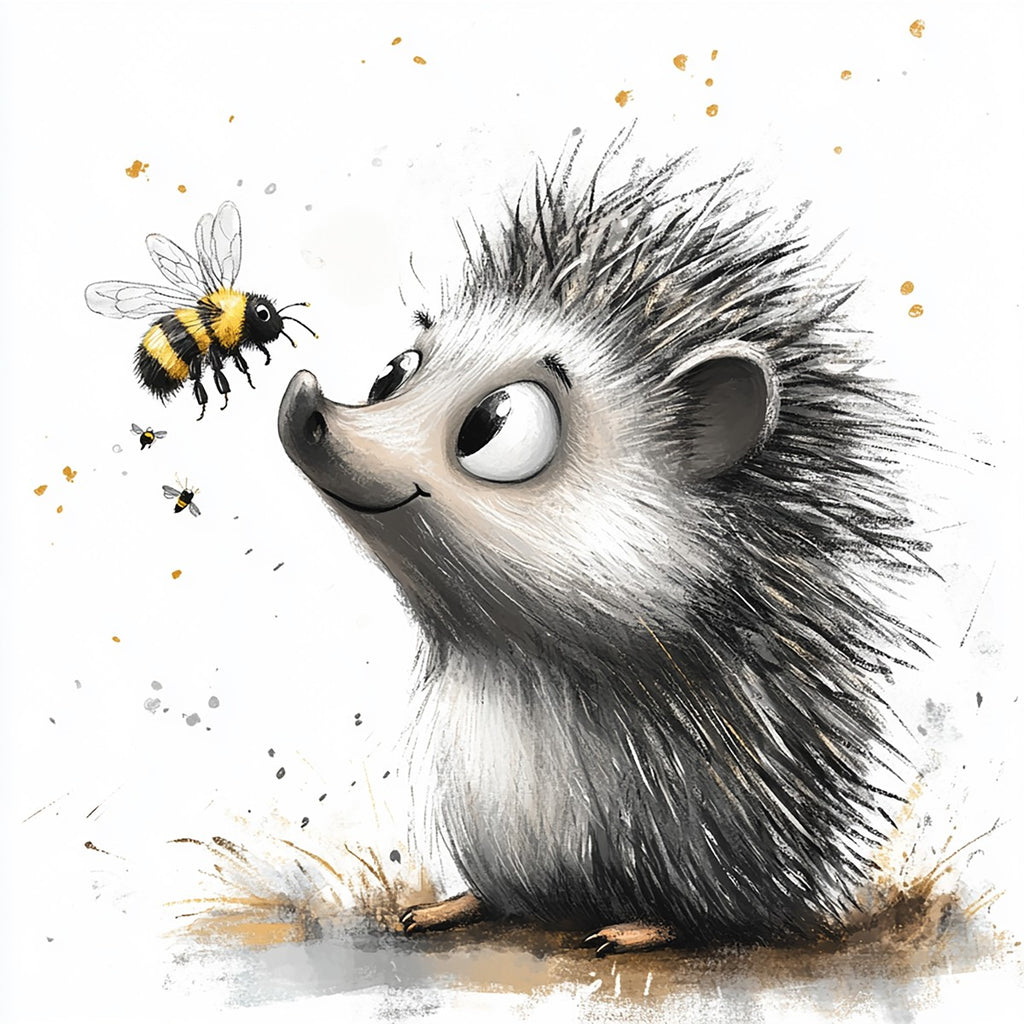 Hedgehog & bees